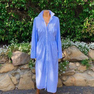 Alexa Chung pinstripe shirt dress